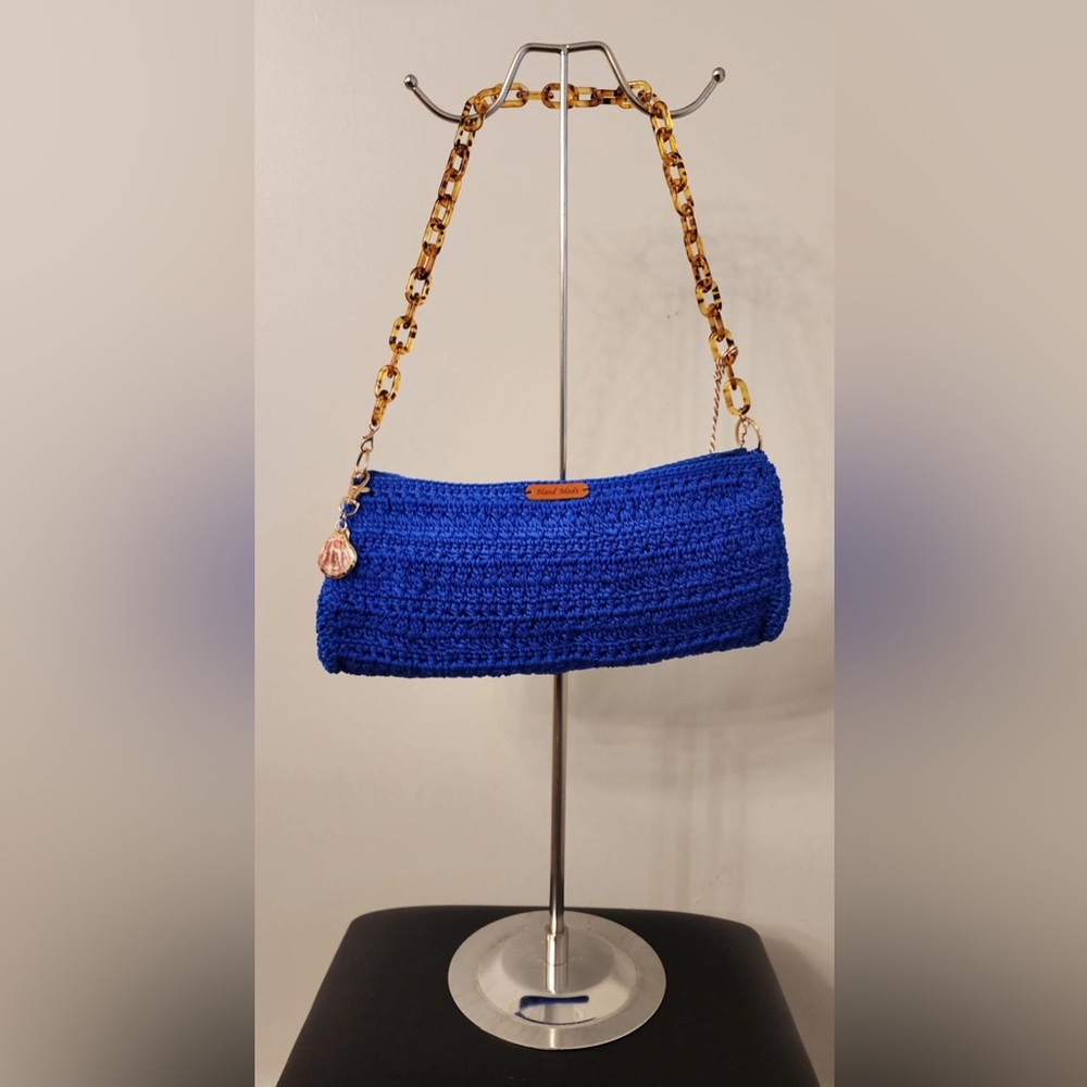 Blue Handmade Clutch
